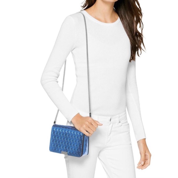 Michael Kors Gusset Crossbody/Clutch, Champagne - Picture 7 of 7